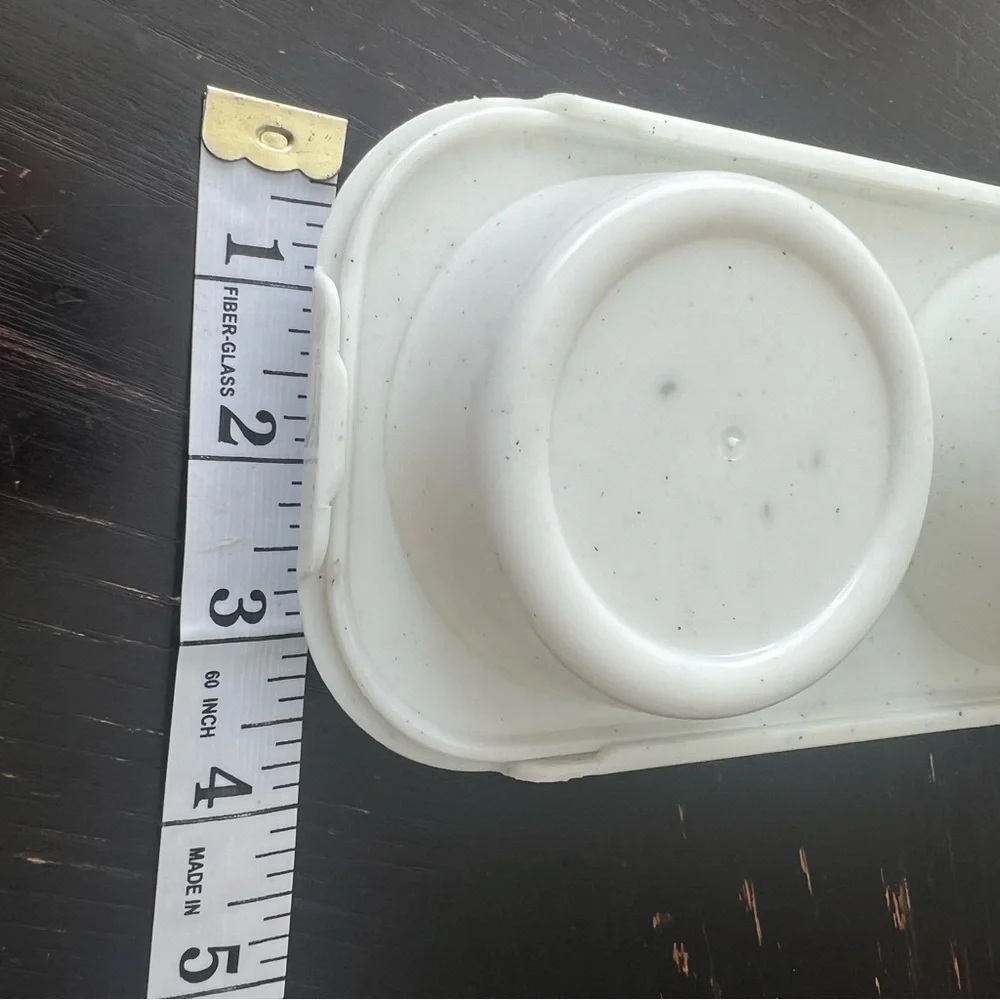 White Speckled Food Storage Container